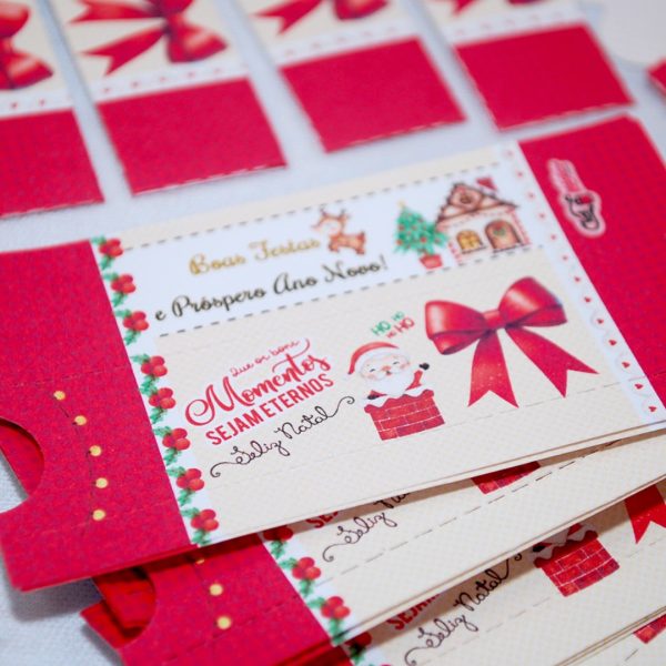 Lembrancinha de Natal Capinha Para Mini Lixas