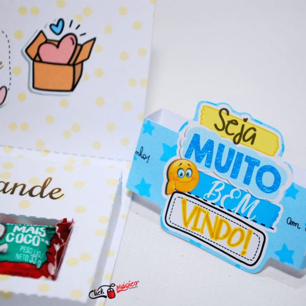 Brinde para novo funcionário Caixinha para prestígio