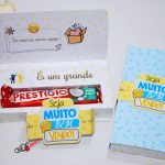 Brinde para novo funcionário Caixinha para prestígio
