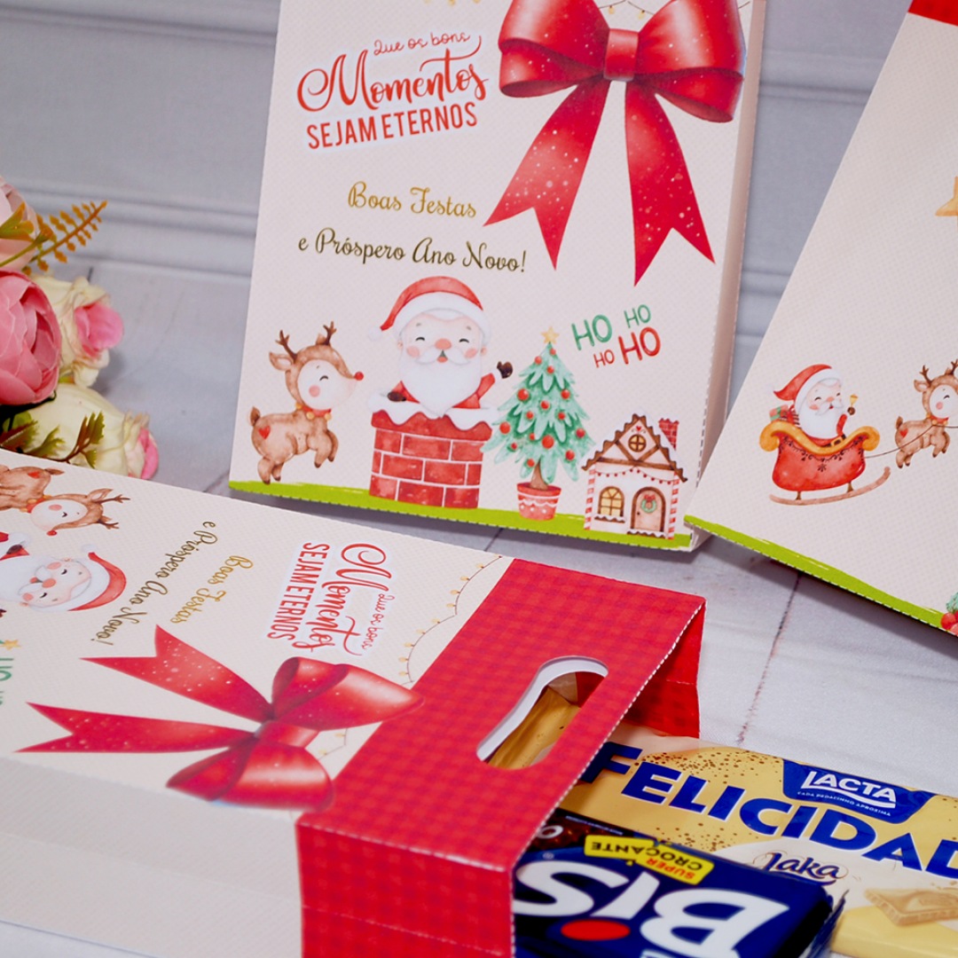 Sacolinha de Natal montada