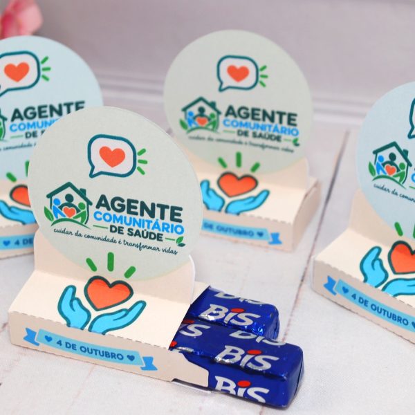 Dia do Agente Comunitário de Saúde Caixinha para Dois Bis