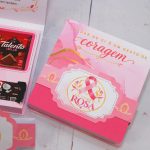 Outubro Rosa Caixinha para Talento e Prestigio - Estampa Rosa Claro