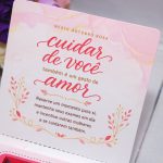 Outubro Rosa Caixinha para Mini Talento - Estampa Rosa Claro