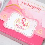 Outubro Rosa Caixinha para Mini Talento - Estampa Rosa Claro