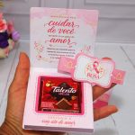 Outubro Rosa Caixinha para Mini Talento - Estampa Rosa Claro