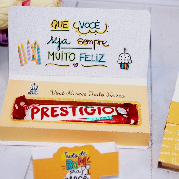 Aniversário Colaborador Caixinha para Prestígio