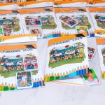 Álbum de Figurinhas Escolar com 60 Figurinhas para Recordação e Formatura Infantil