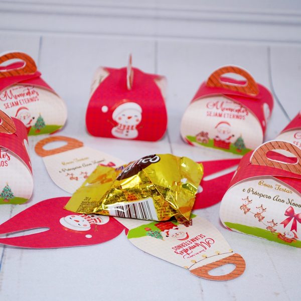 Lembrancinha de Natal Caixinha Porta Bombom