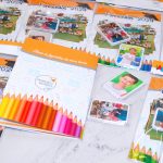 Álbum de Figurinhas Escolar com 20 Figurinhas para Recordação e Formatura Infantil