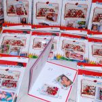 Álbum de Figurinhas Escolar com 80 Figurinhas para Recordação e Formatura Infantil