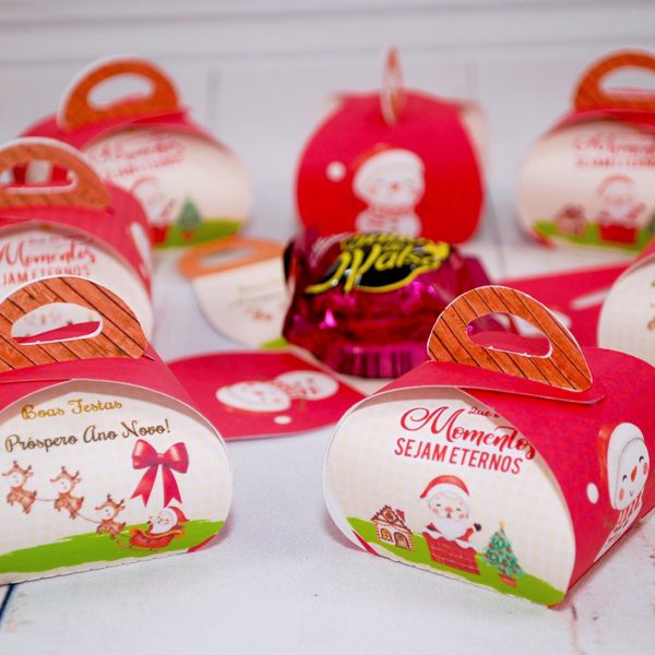 Lembrancinha de Natal Caixinha Porta Bombom