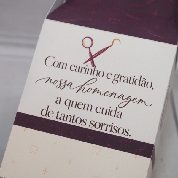 Dia do Dentista Caixinha para Mimos e Lembrancinhas