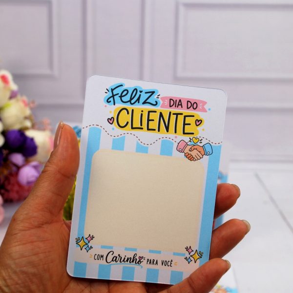 Dia do Cliente Cartão para Chocolates e Brindes