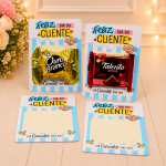 Dia do Cliente Cartão para Chocolates e Brindes