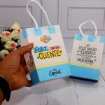 Dia do Cliente Mini Sacolinha para Lembrancinhas