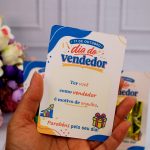 Dia do Vendedor Cartão para Chocolates