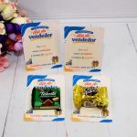Dia do Vendedor Cartão para Chocolates