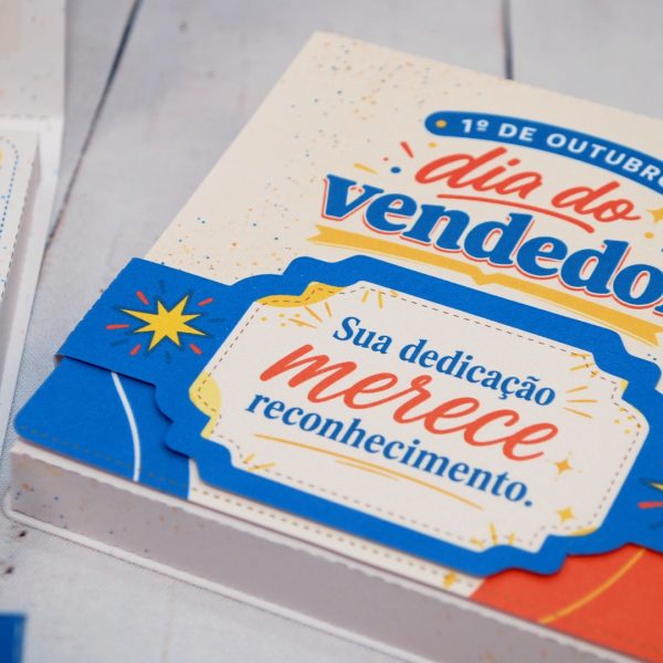Dia do Vendedor Caixinha para Talento e Prestigio