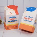 Dia do Vendedor Caixinha para Brindes e Lembrancinha