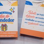 Dia do Vendedor Mini Sacolinha para Lembrancinha