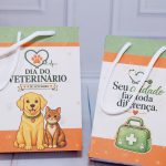 Dia do Veterinario Mini Sacolinha para Lembrancinha