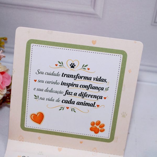 Dia do Veterinario Caixinha para Talento e Prestigio
