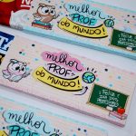 Dia Dos Professores Capinha Para Barra de Chocolate 90gr