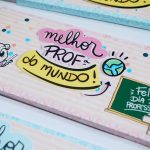 Dia Dos Professores Capinha Para Barra de Chocolate 90gr