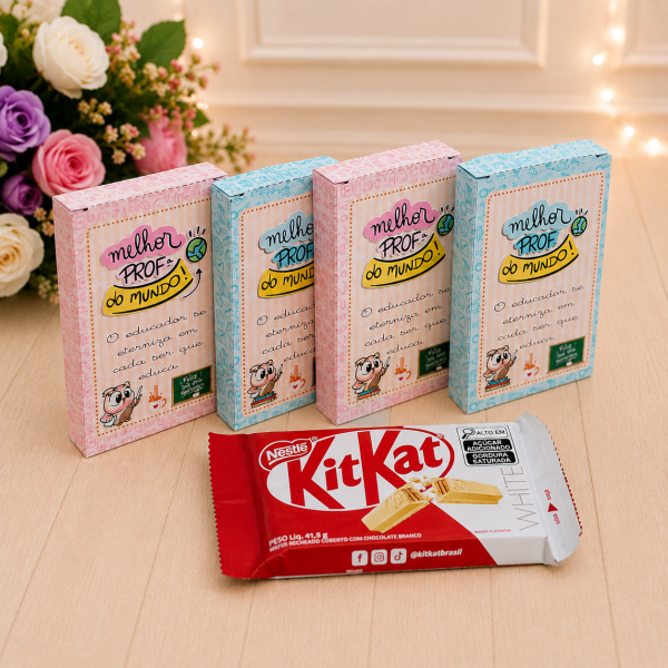 Dia Dos Professores - Caixinha Para Kit Kat