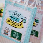 Dia dos Professores Mini Sacolinha com Alca para Lembrancinha