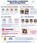 Álbum de Figurinhas Escolar com 80 Figurinhas para Recordação e Formatura Infantil