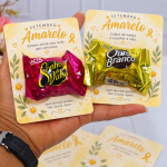 Setembro Amarelo Cartão para Chocolates