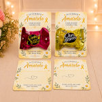 Setembro Amarelo Cartão para Chocolates