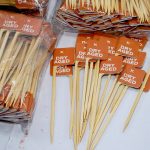 Bandeirinha Personalizada Espeto 15 cm para Hamburgueria e Lanches