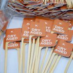 Bandeirinha Personalizada Espeto 15 cm para Hamburgueria e Lanches