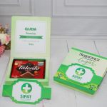 Lembrancinha CIPA, SIPAT e SIPATMA Caixinha com Berço para Talento Grande 85g