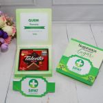 Lembrancinha CIPA, SIPAT e SIPATMA Caixinha com Berço para Talento Grande 85g