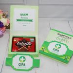 Lembrancinha CIPA, SIPAT e SIPATMA Caixinha com Berço para Talento Grande 85g