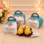 Enfermagem Caixinha com Alça para 4 Ferrero Rocher ou Sabonete
