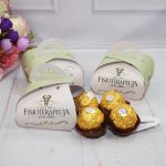 Dia do Fisioterapeuta Caixinha com Alça para 4 Ferrero Rocher ou Sabonete
