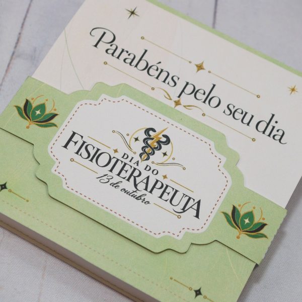 Dia do Fisioterapeuta Caixinha com Berço para Talento e Prestigio