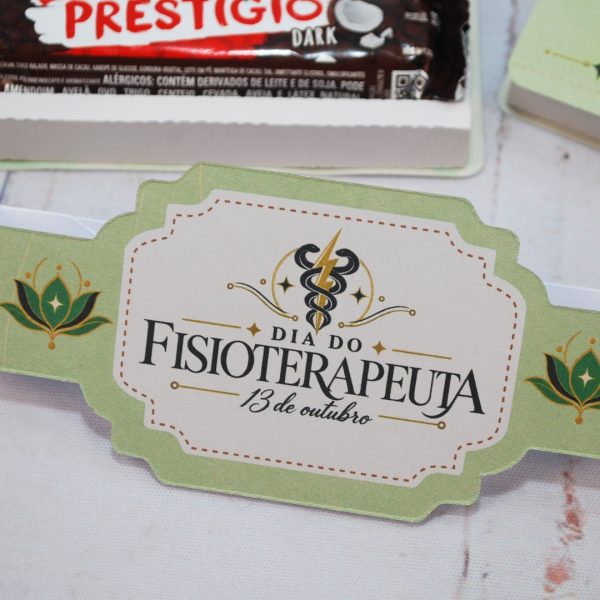 Dia do Fisioterapeuta Caixinha com Berço para Talento e Prestigio
