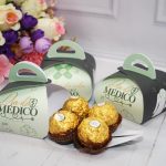 Dia do Médico Caixinha com Alça para 4 Ferrero Rocher ou Sabonete