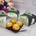 Dia do Médico Caixinha com Alça para 4 Ferrero Rocher ou Sabonete