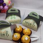 Dia do Médico Caixinha com Alça para 4 Ferrero Rocher ou Sabonete
