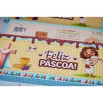 Páscoa Caixinha para Barra de Chocolate 90g Tema Coelhinho ou Cristã