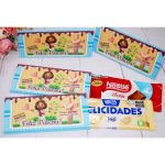 Páscoa Capinha para Barra de Chocolate 90g Tema Coelhinho ou Cristã