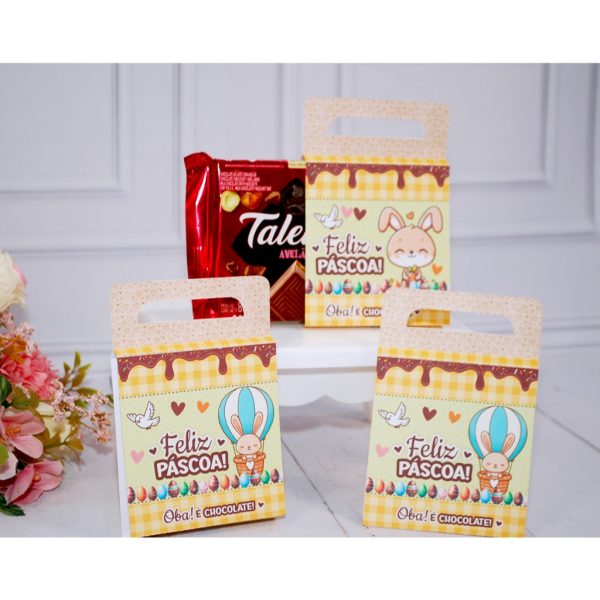 Páscoa Capinha para Talento Grande 85g Tema Coelhinho ou Cristã