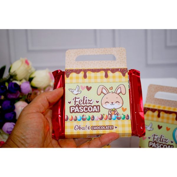 Páscoa Capinha para Talento Grande 85g Tema Coelhinho ou Cristã