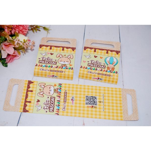 Páscoa Capinha para Talento Grande 85g Tema Coelhinho ou Cristã